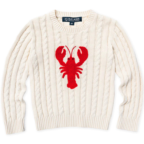 Lobster Cable Knit Kids Sweater | Kiel James Patrick