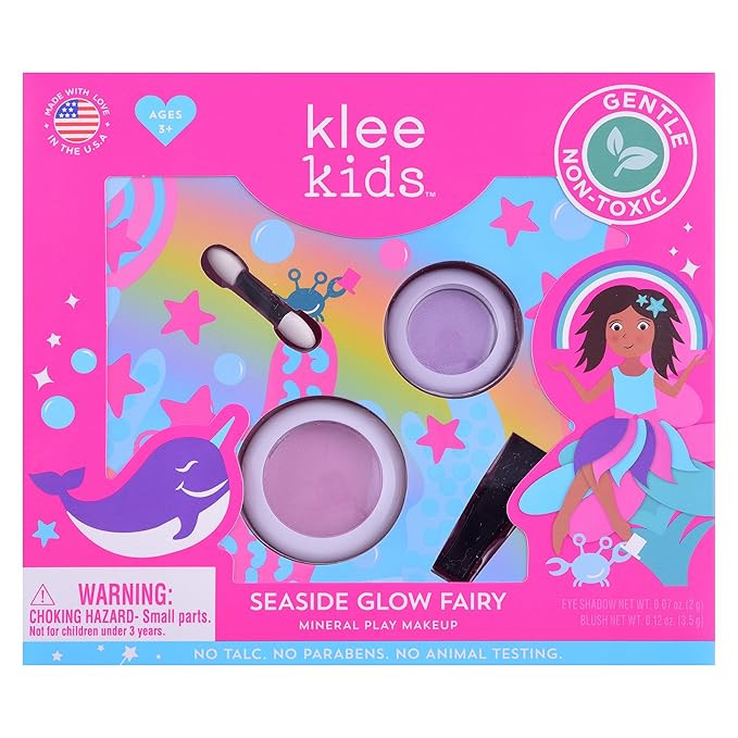 Luna Star Klee Kids Mini Play Makeup Kit. Gentle and Non-Toxic. Kid-Friendly. Made in USA. (Seasi... | Amazon (US)