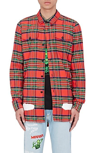 Spray-Painted Cotton Shirt | Barneys New York (Global)