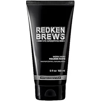 Redken Brews Molding Paste For Men, High Hold, Natural Finish, For all Hair Types, 5 Fl. Oz. | Amazon (US)
