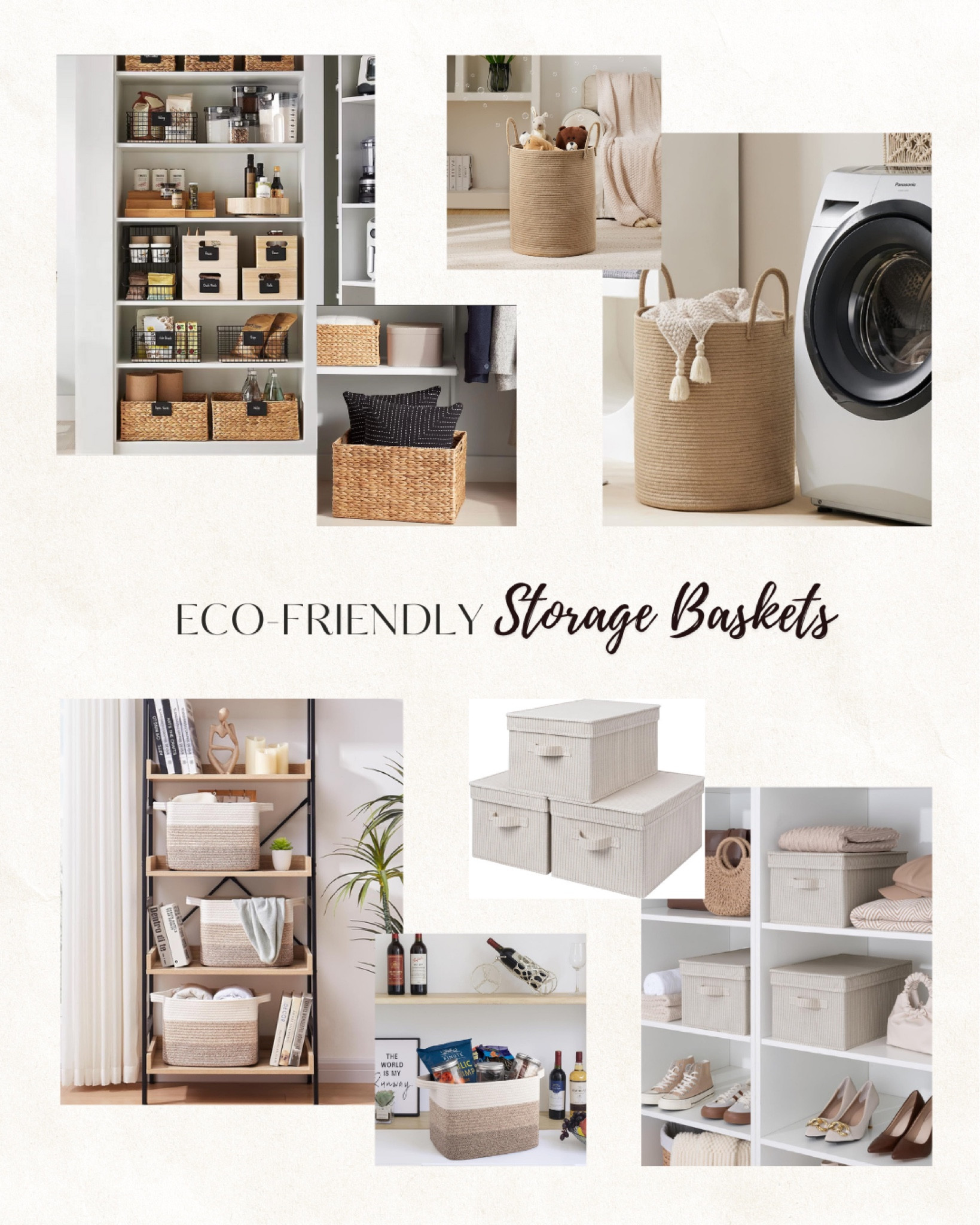 ECO-FRIENDLY Storage Basket

#LTKHome #LTKMostLoved #LTKStyleTip