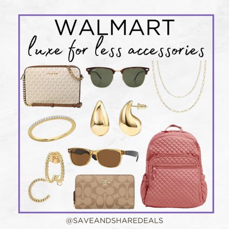 #walmartpartner I love adding some simple and cute accessories for summer! Shop these luxe for less finds from #walmartfashion! Grab your favorite earrings, purse, sunglasses or other accessories! @walmartfashion

#LTKStyleTip #LTKSeasonal