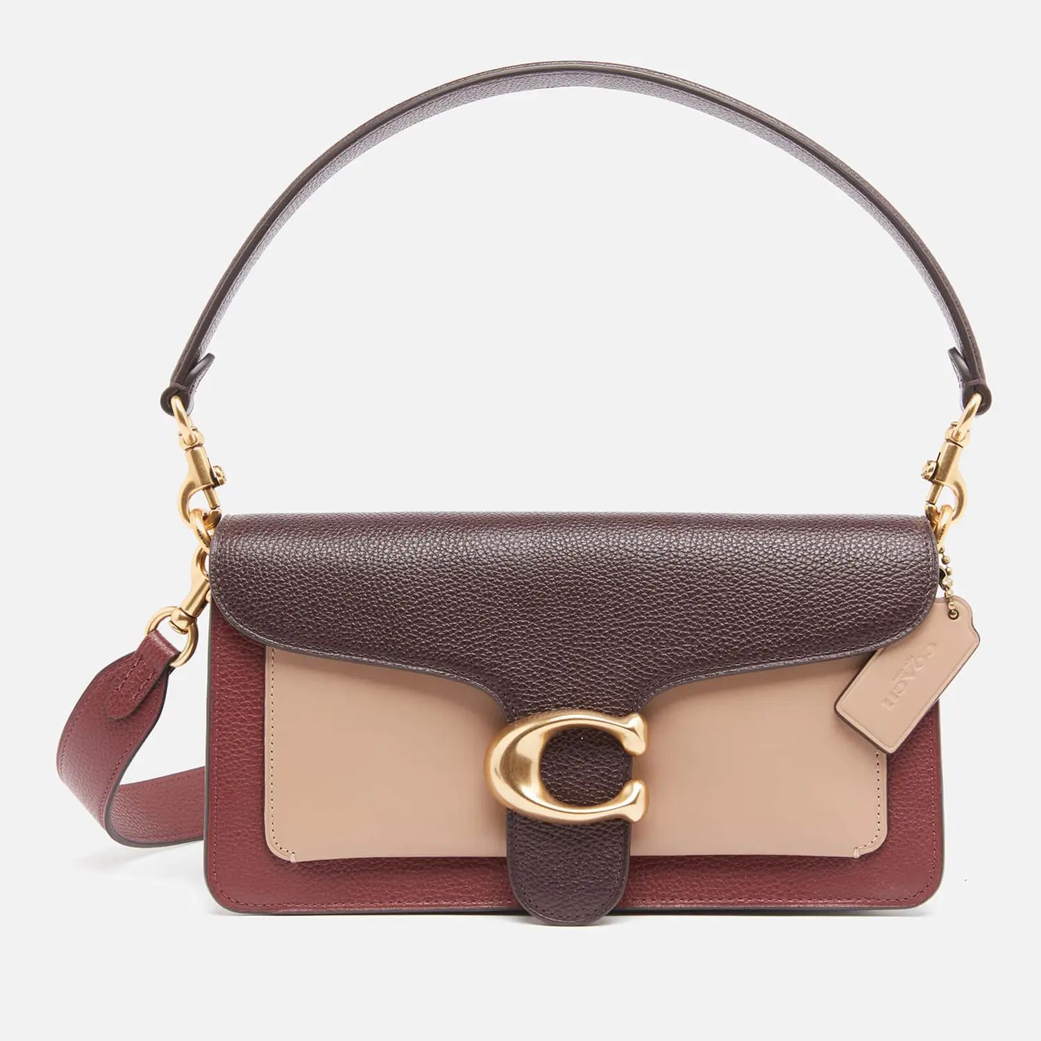 Coach Women's Colorblock Tabby Shoulder Bag 26 - Wine Multi | Mybag.com (Global) 