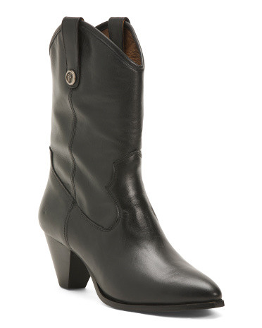 Leather June Western Boots | TJ Maxx