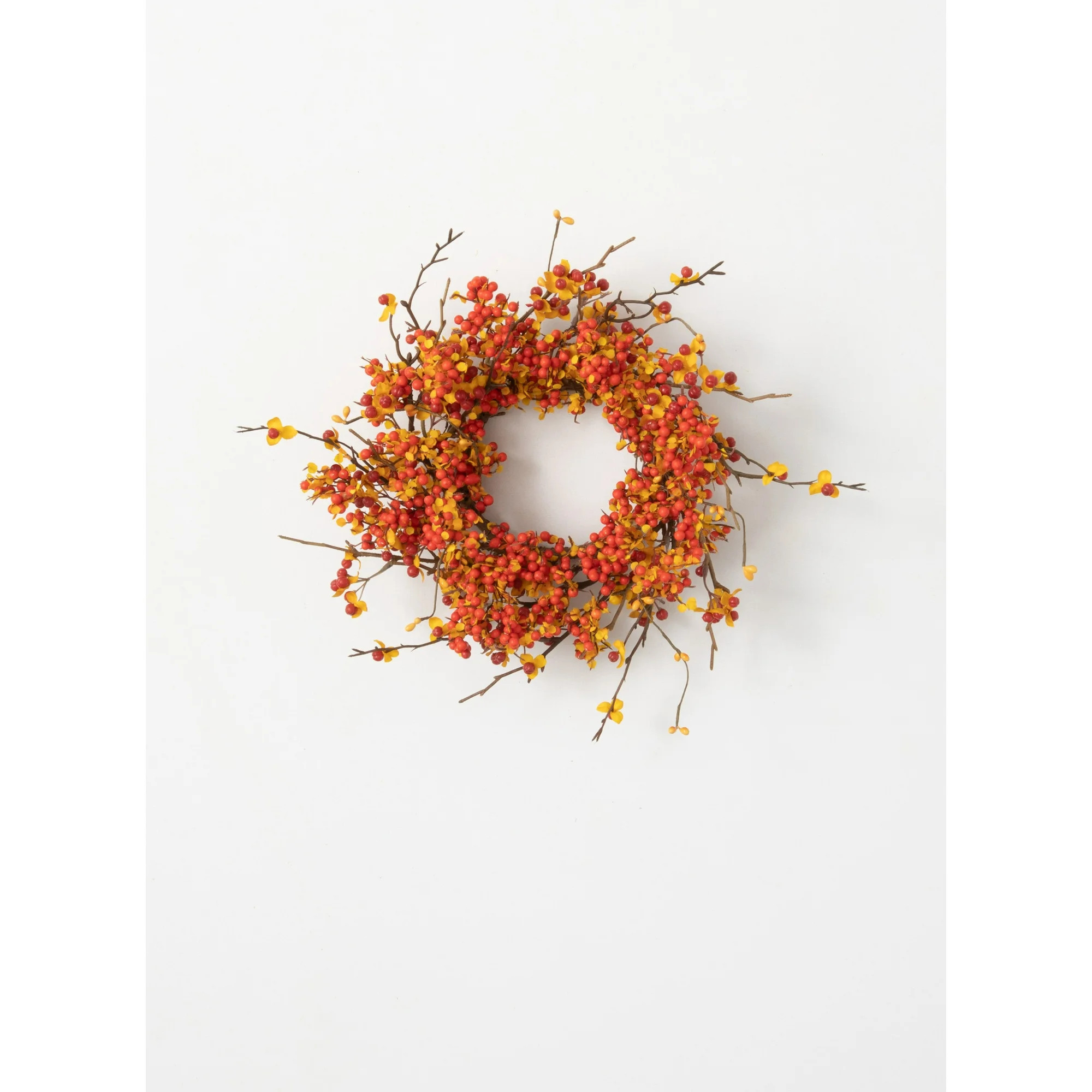Sullivans Bittersweet & Berry Artificial Mini Wreath 12"H Orange | Walmart (US)