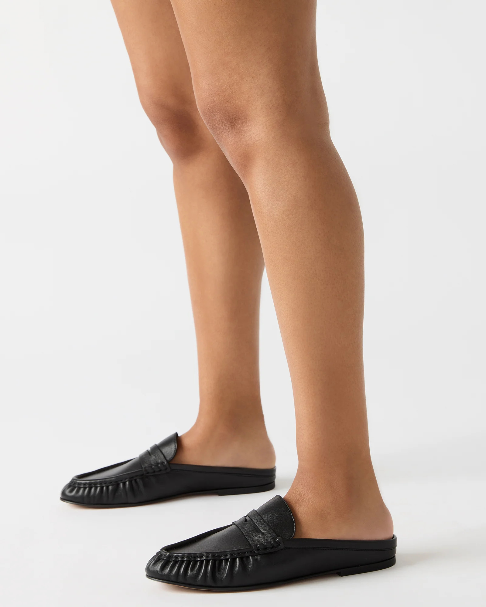 RAFE Butter Yellow Suede Slip-On Mule Women's Flat | Steve Madden (US)
