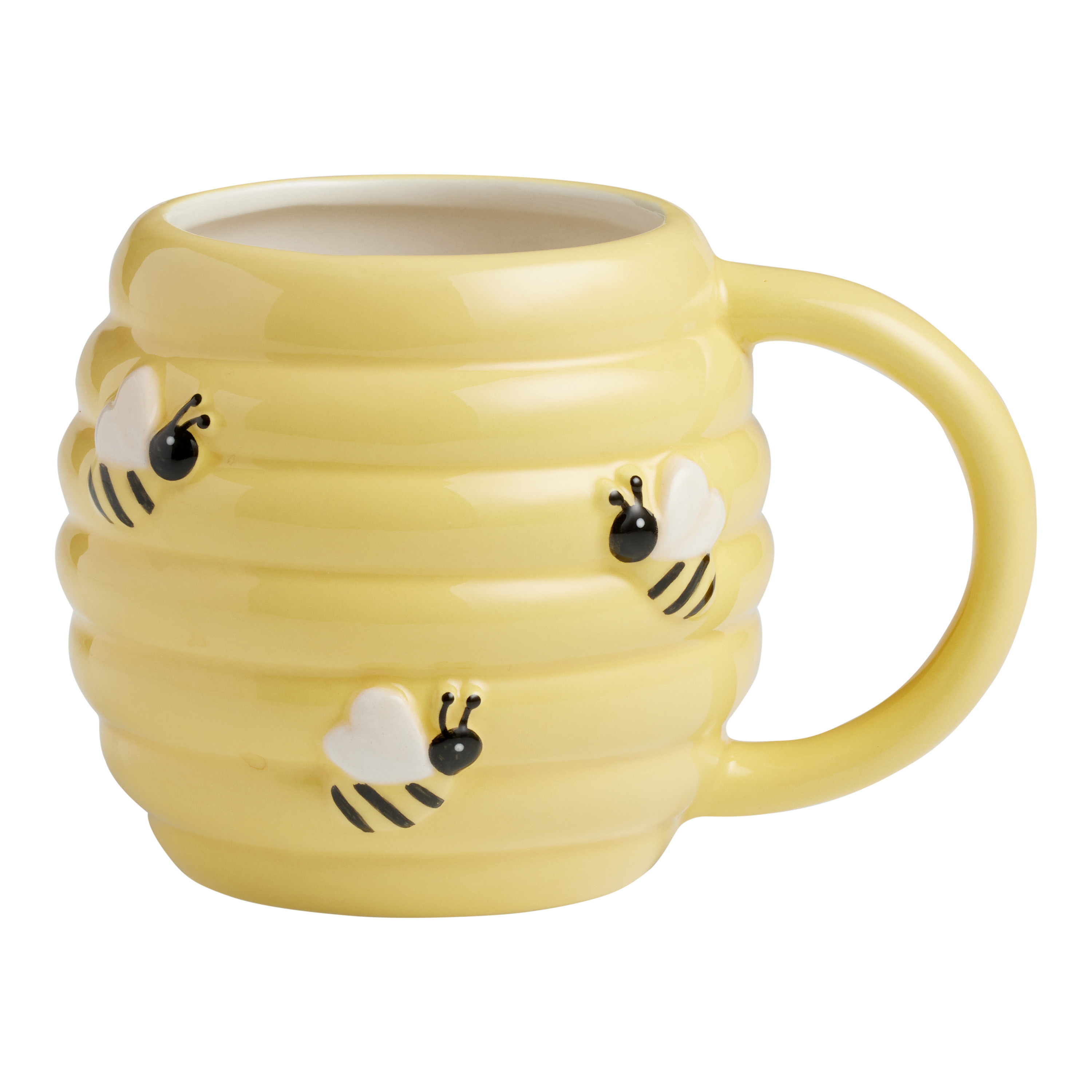 Yellow Beehive Figural Ceramic Mug | World Market