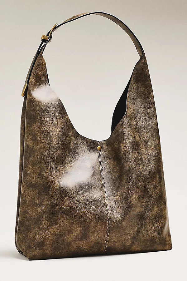 Love Knot Burnished Buckle Slouchy Bag | Anthropologie (US)