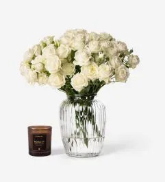 Alabaster Spray Rose | FLOWERBX