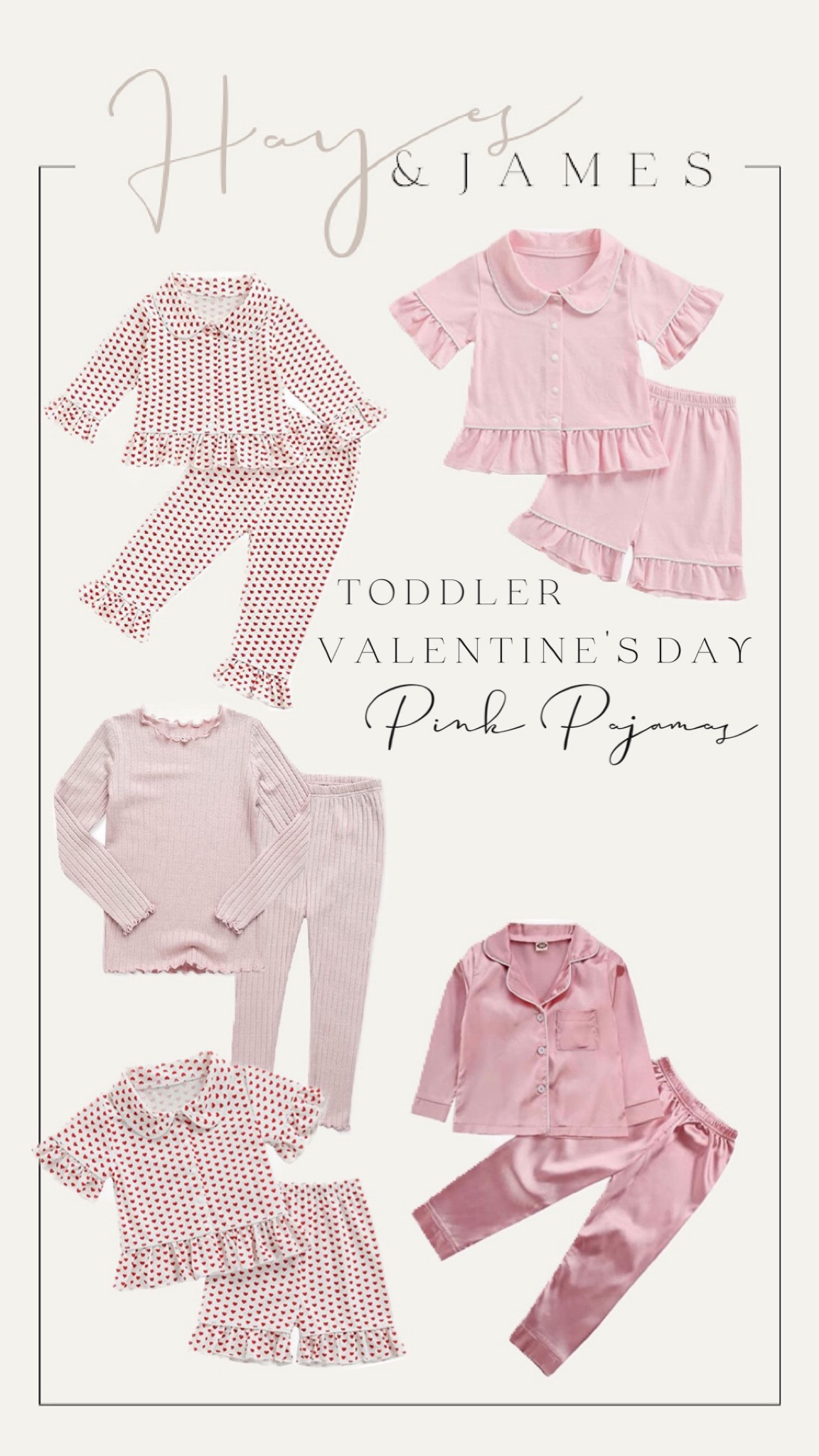 Pink pajamas ! #valentinesday #pajamas 

#LTKunder50 #LTKfamily #LTKkids