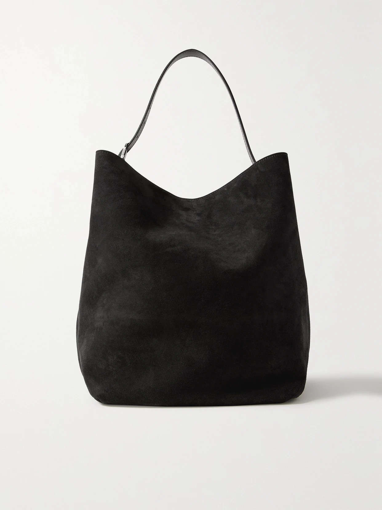 TOTEME - Suede Tote - Brown | NET-A-PORTER (US)