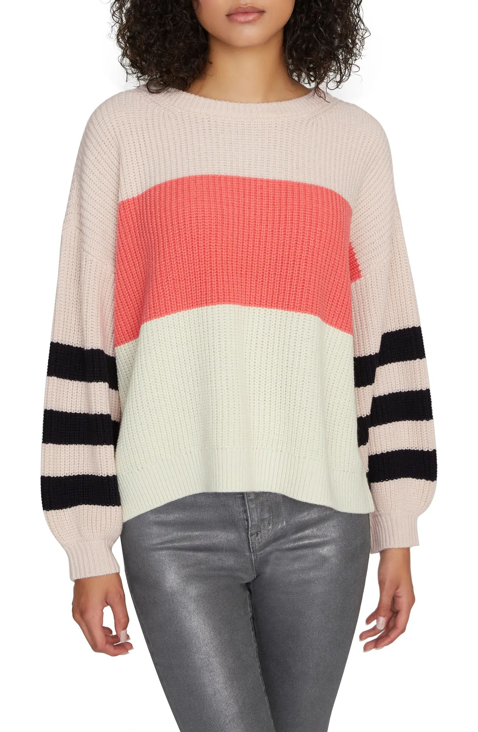 Playful Stripe Shaker Stitch Sweater | Nordstrom