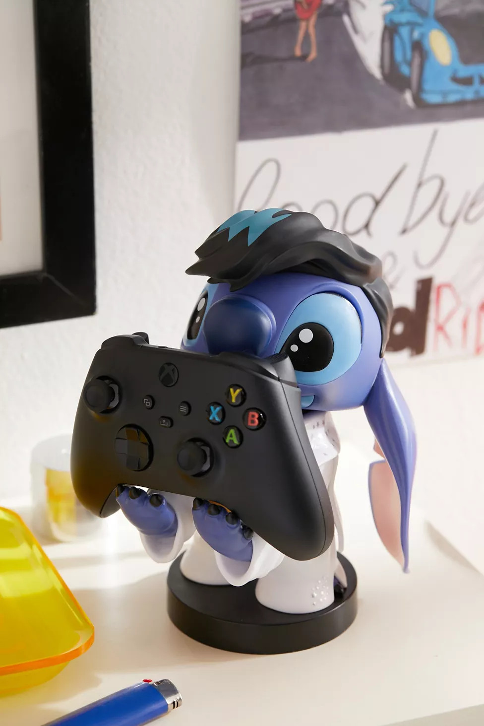 Disney Elvis Stitch Cable Guy Controller Holder | Urban Outfitters (US and RoW)