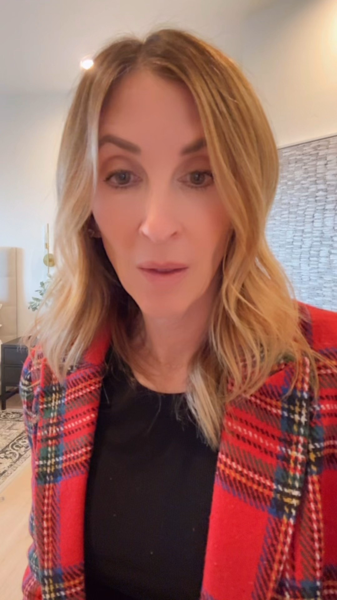 The perfect RED Plaid Blazer dressed down. Paired this with my barrel MOTHER denim and Adidas sneaks. 

#LTKootd #LTKHoliday #LTKOver40