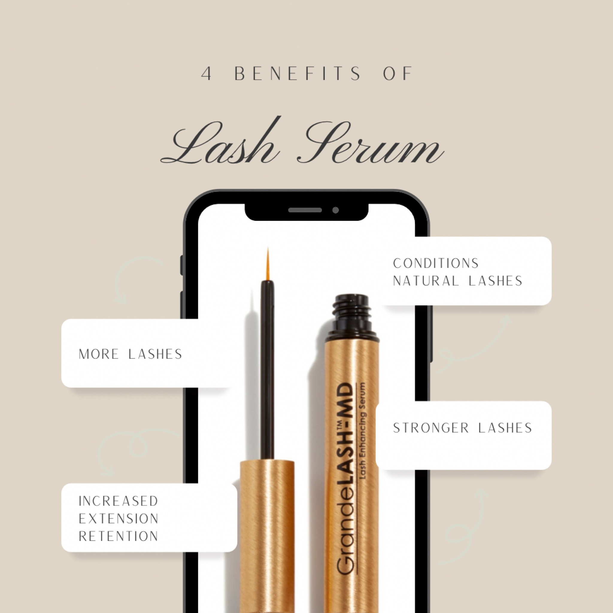This is the most effective lash serum on the market. Perfect to use along side lash extensions or on its own. At Siroki lash studio we tested a multitude of lash serums and researched the effects. This is hands down the best! The small bottle will last you at least 3 months! 

#LTKGiftGuide #LTKbeauty #LTKunder50