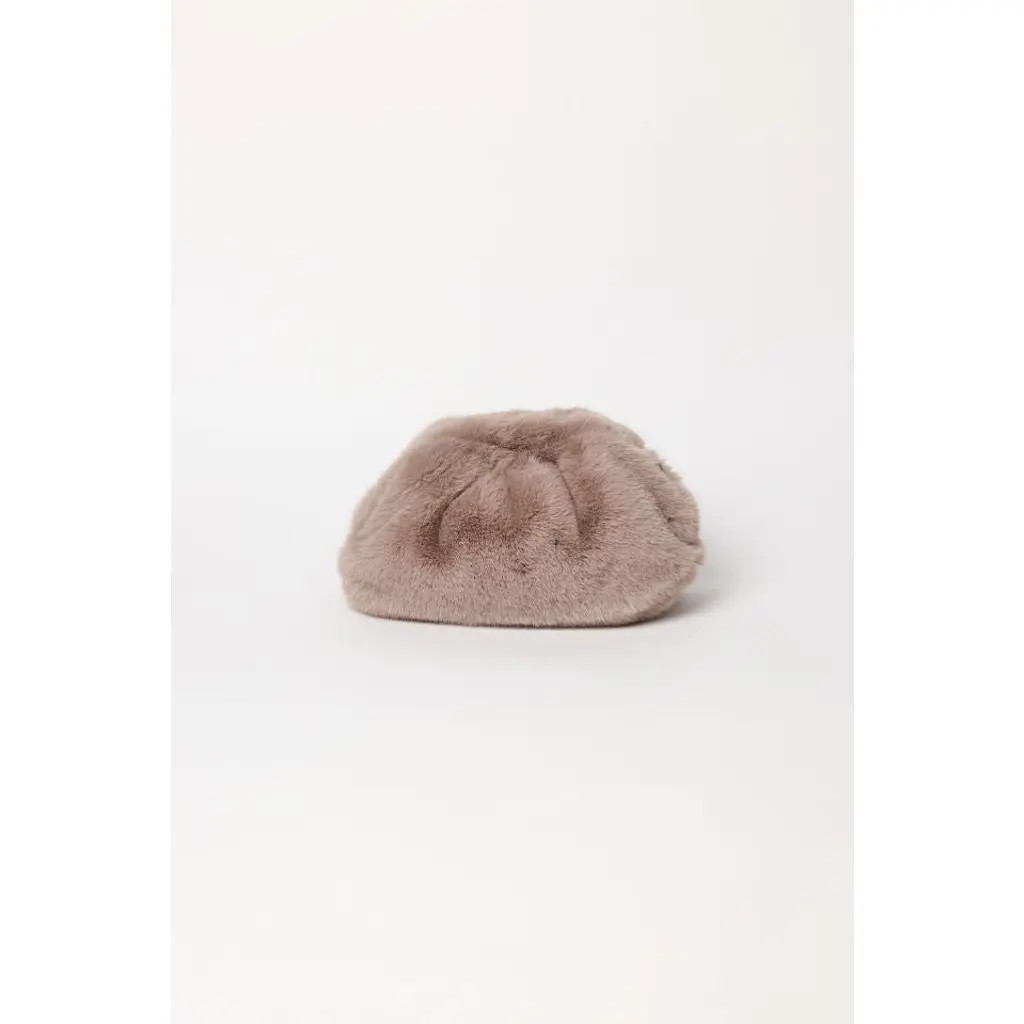 Hat Attack Faux Fur Clutch in Taupe at Nordstrom | Nordstrom