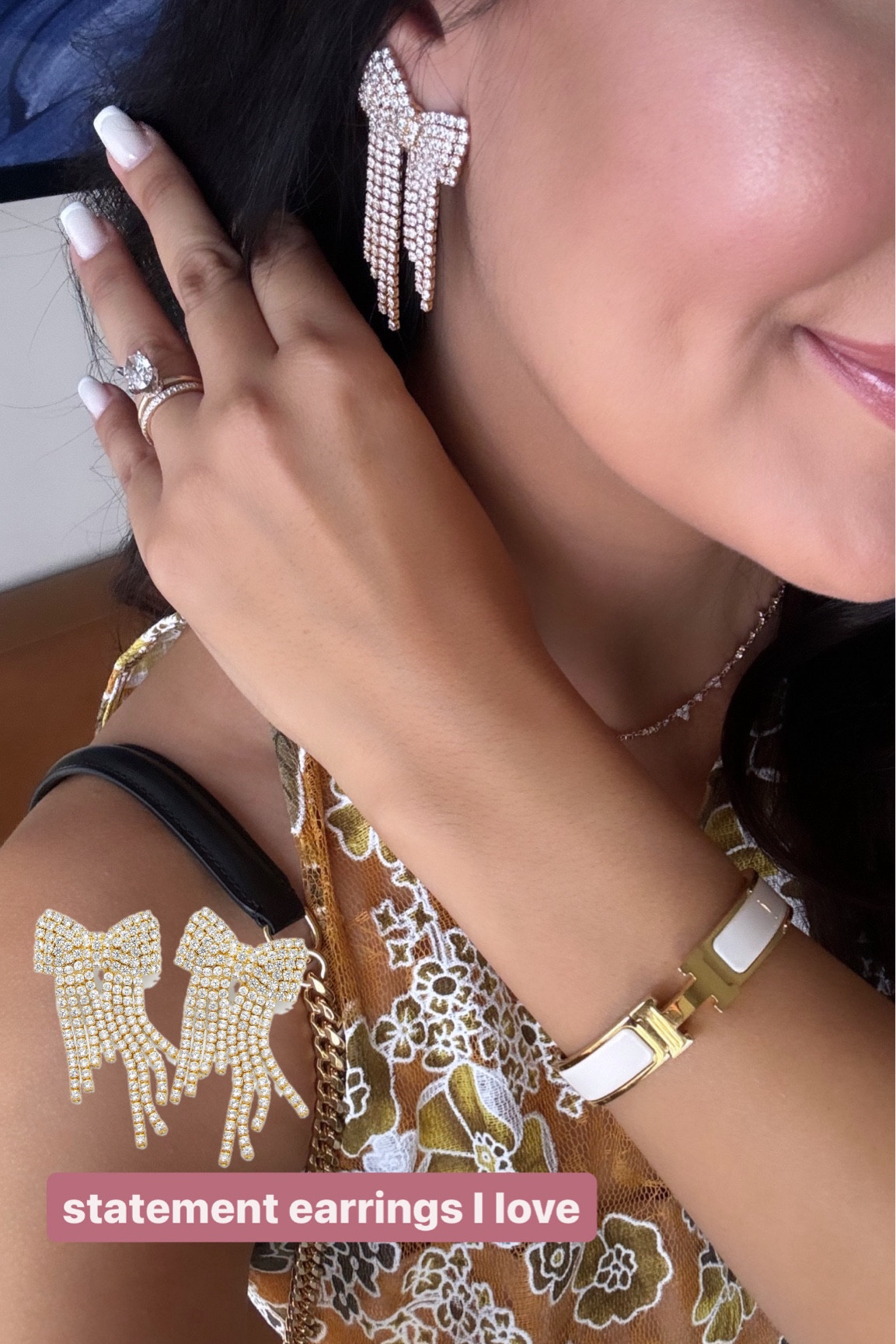 Statement Earrings I love!!

#bow #bowearrings #earrings 

#LTKCon #LTKFindsUnder100 #LTKFindsUnder50