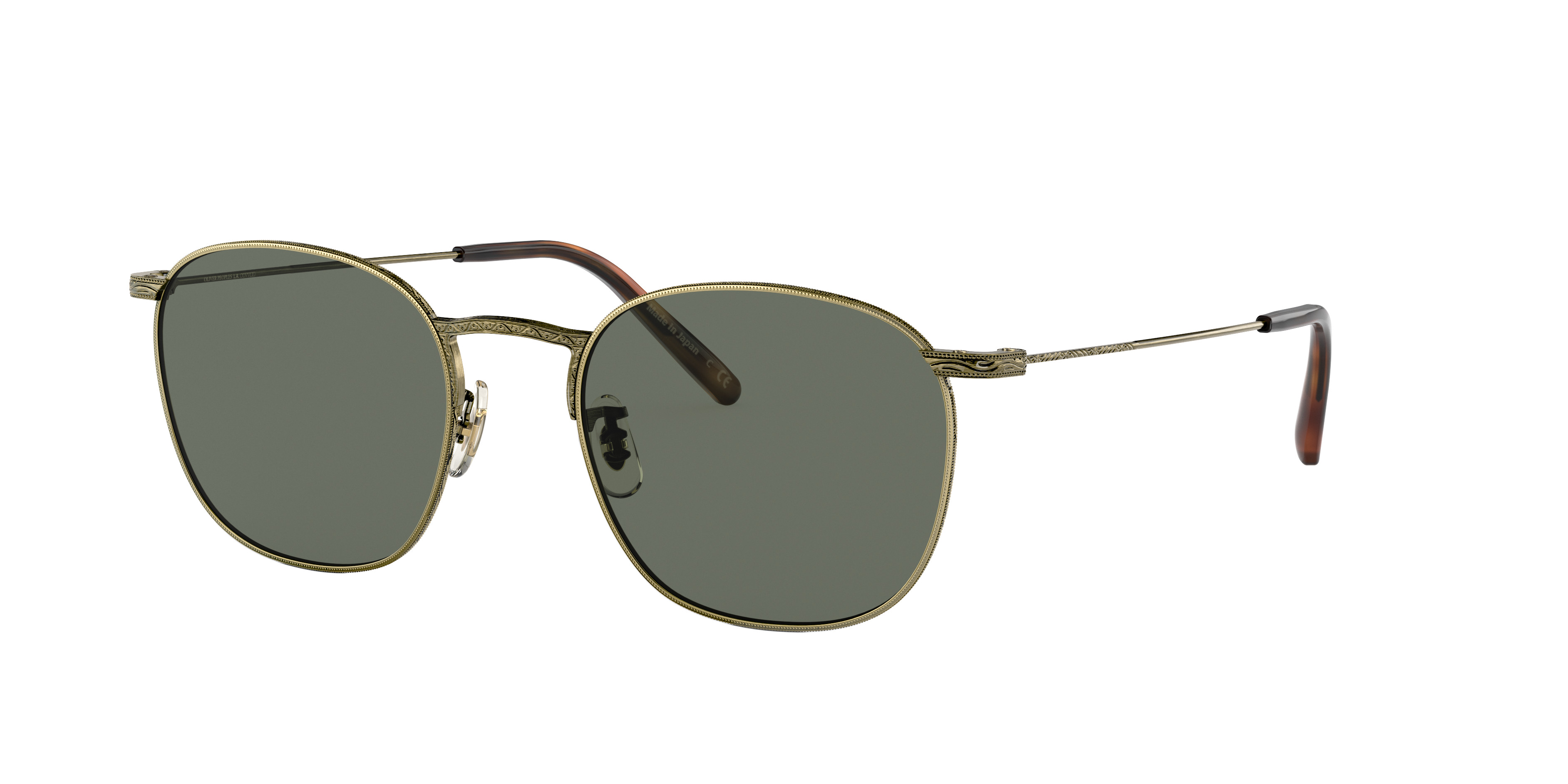 Oliver Peoples Man Sunglass OV1285ST Goldsen Sun - Frame color: Antique Gold, Lens color: G-15 | Sunglass Hut EU