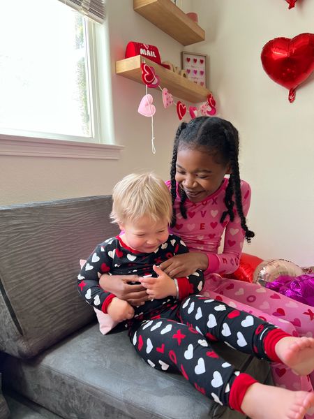 Super cozy bamboo luxe Valentine pajamas. I love these super soft and comfy 2-piece toddler and kid pajama sets from Little Sleepies. They are my kid’s’ favorite pajamas to wear. The Valentine pattern comes in both pink and black/white. They also have it available in infant sizing, one pieces, and they have additional matching bows and robes too.

#valentinesday #kidspajamas #toddlerpajamas

#LTKfamily #LTKkids