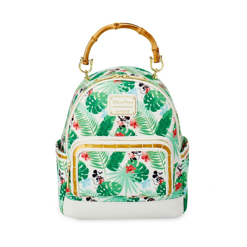 Mickey and Minnie Mouse Tropical Loungefly Mini Backpack | Disney Store