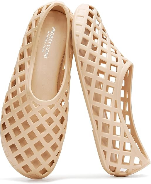 Project Cloud Jelly Shoes Women - Lightweight & Water-Resistant Women's Flats Sandals - Non Slip ... | Amazon (US)