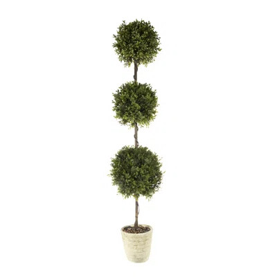 Spring Triple Ball Boxwood Topiary in Planter Ophelia & Co. | Wayfair North America