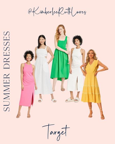 Shop these simple spring dresses! Available in different colors!

#summerstyle #casuallook #targetfinds #outfitidea #petitefashion

#LTKstyletip #LTKFind #LTKunder50