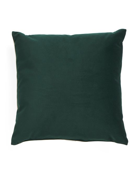 Made In Usa 22x22 Velvet Pillow | TJ Maxx