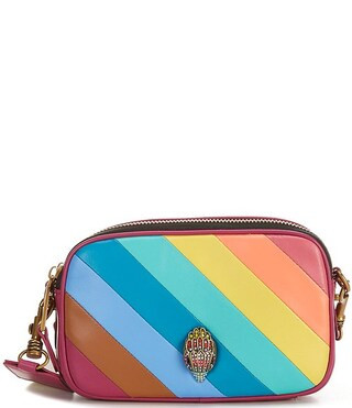 Kurt Geiger London Two-Zip Kensington Rainbow Camera Crossbody Bag | Dillard's | Dillard's