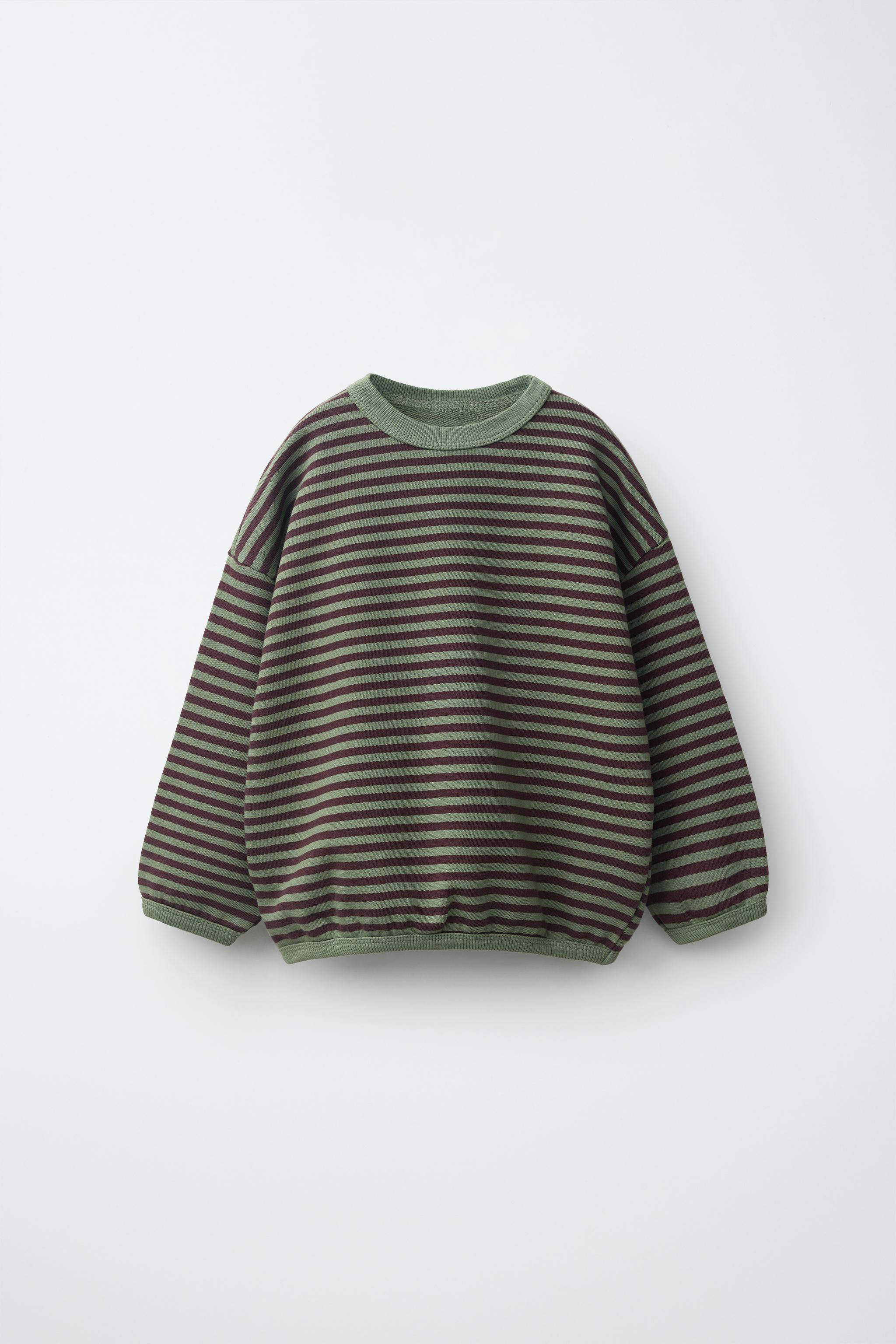 STRIPED PRINT SWEATSHIRT | Zara US