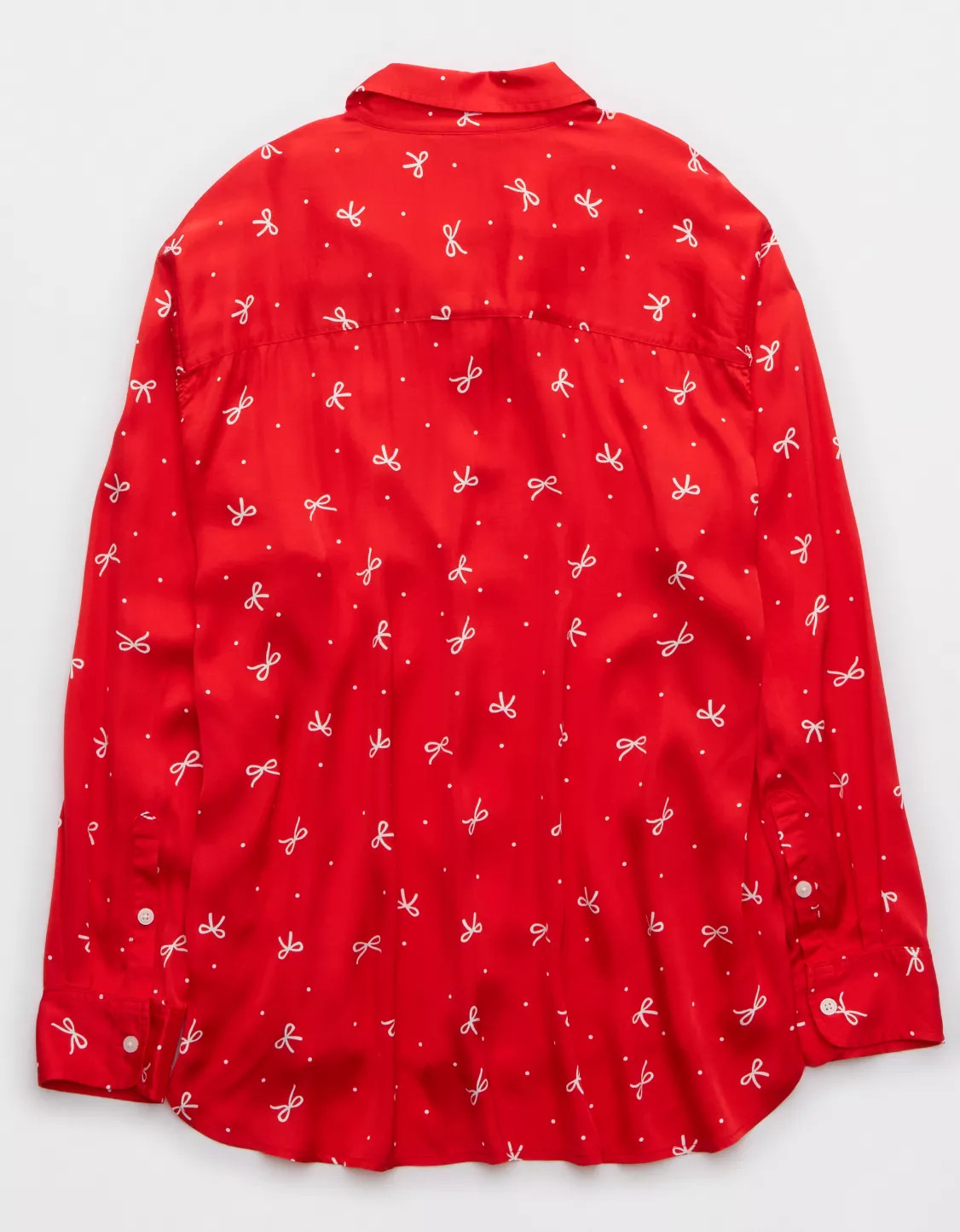 Aerie Off-Duty Satin Shirt | Aerie