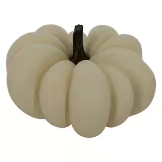 12" Flat Cream Decorative Pumpkin by Ashland® | Michaels | Michaels Stores