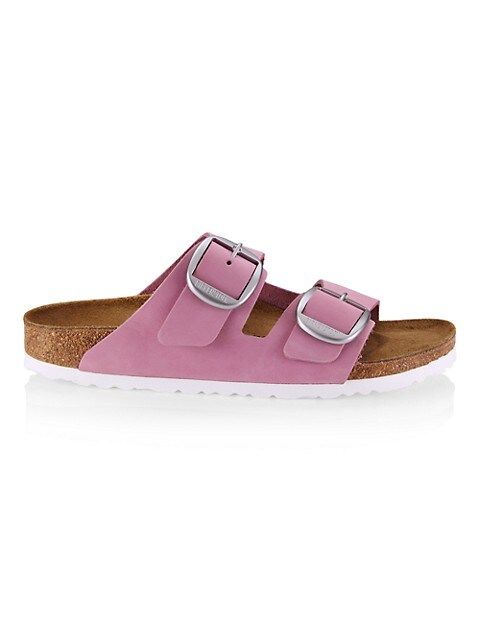 Arizona Big Buckle Nubuck Sandals | Saks Fifth Avenue