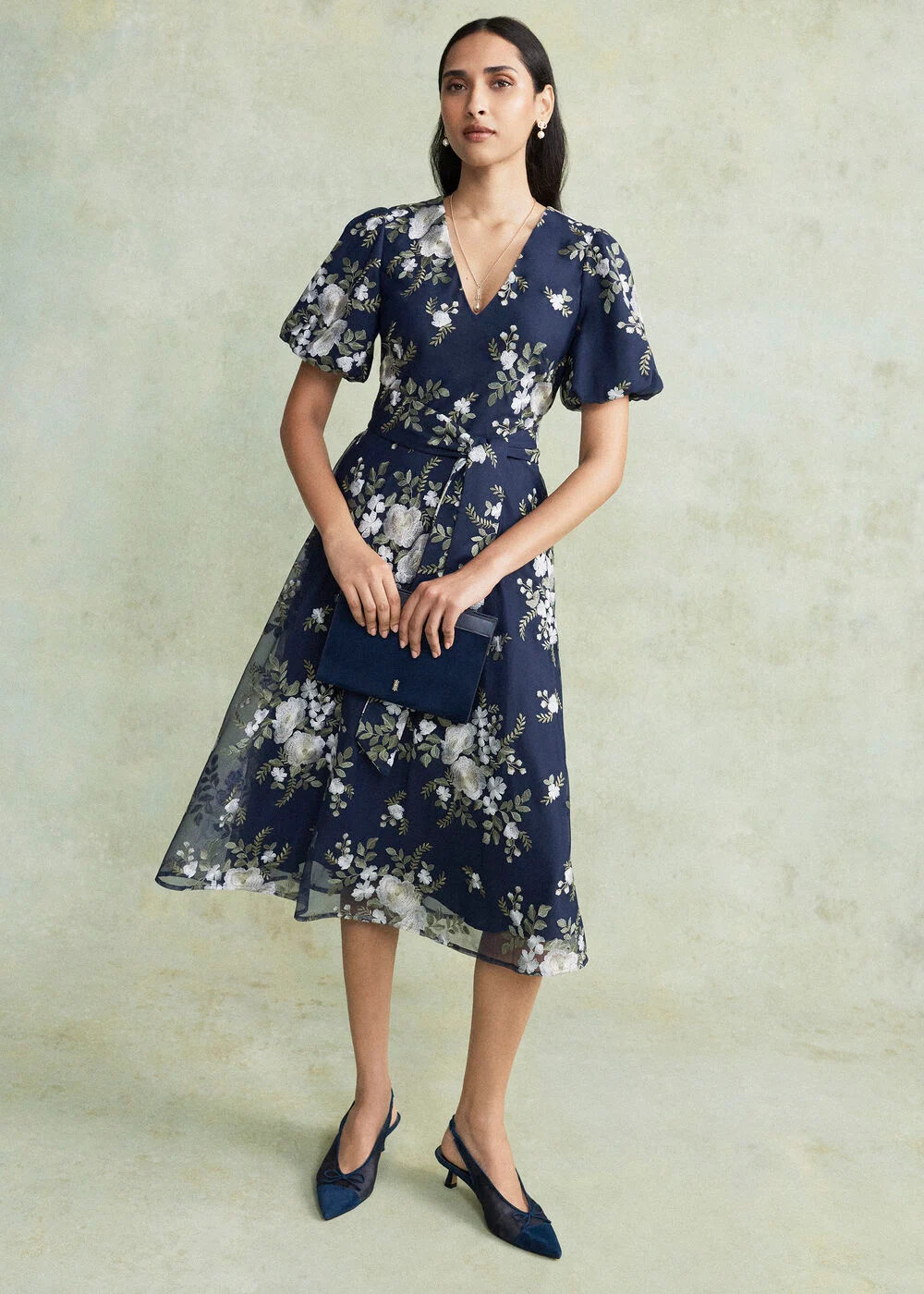 Ira Embroidered Dress | Hobbs UK | | Hobbs