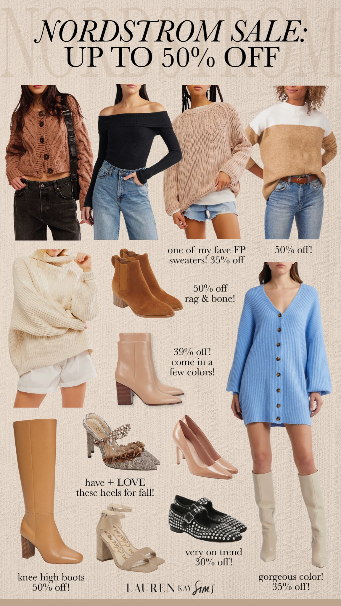 Nordstrom up to 50% off 😍

#LTKSaleAlert #LTKSeasonal #LTKFindsUnder100