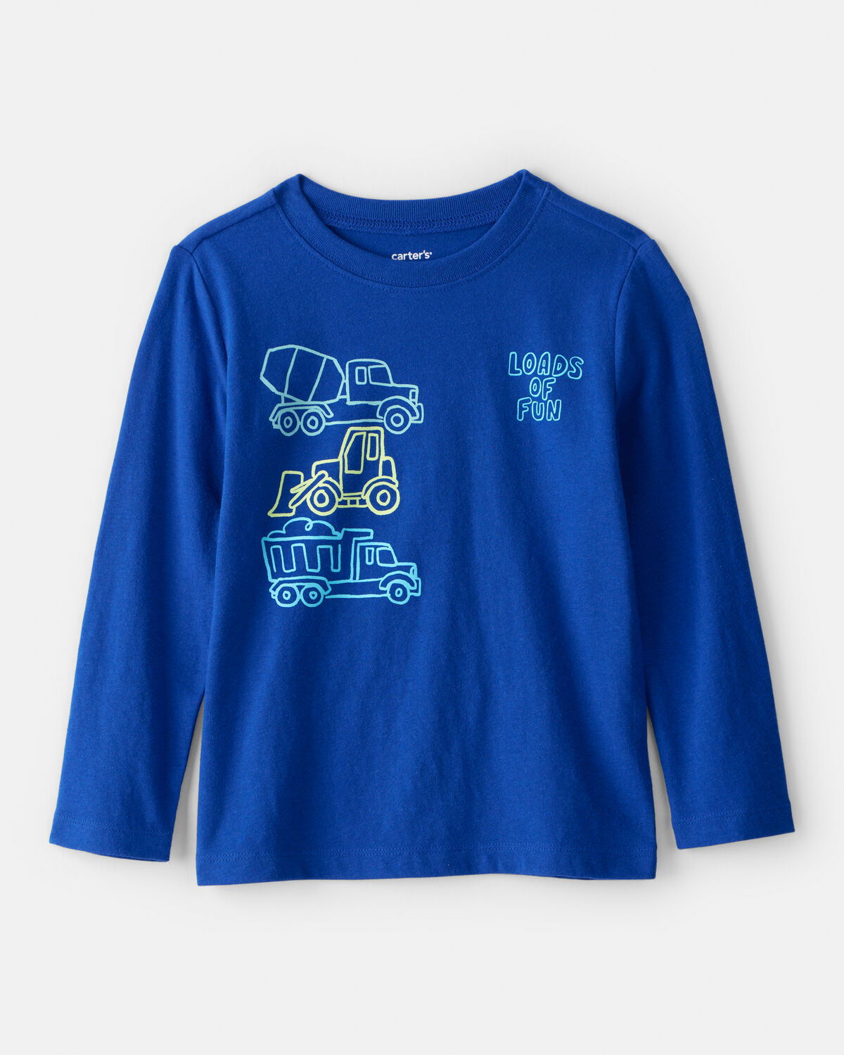 Toddler Boy Dumptruck Long-Sleeve Graphic Tee - Blue | Carter's Inc