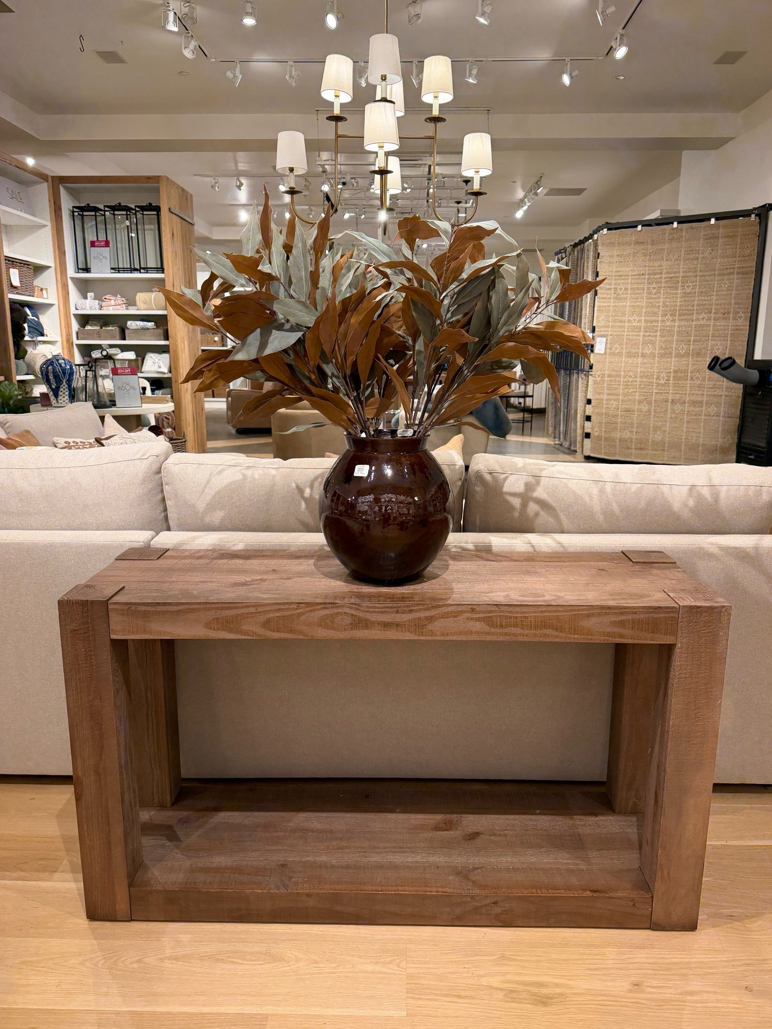 The Pottery Barn Rockport Console Table has such a warm, classic look. 👀 I love the character and texture of the reclaimed wood, and the rich Cocoa Brown finish shown here adds so much depth to a space. 🤎 Whether styled in an entryway, behind a sofa, or along a hallway, it’s one of those versatile pieces that only gets better with time. ✨ Also available in other beautiful finishes. Linked it here! @Pottery Barn #consoletable #homedecor #potterybarn

#LTKHome #LTKSaleAlert