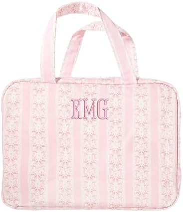 Personalized Hanging Toiletry Bag - Embroidered Travel Organizer for Women, Clear-Coated Makeup B... | Amazon (US)