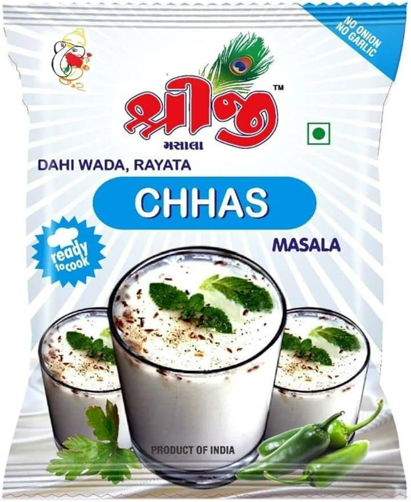 Shreeji Masala Gujrati Chhas Masala | Butter Milk Masala Powder | Salted Yogurt Drink Hygienicall... | Amazon (US)