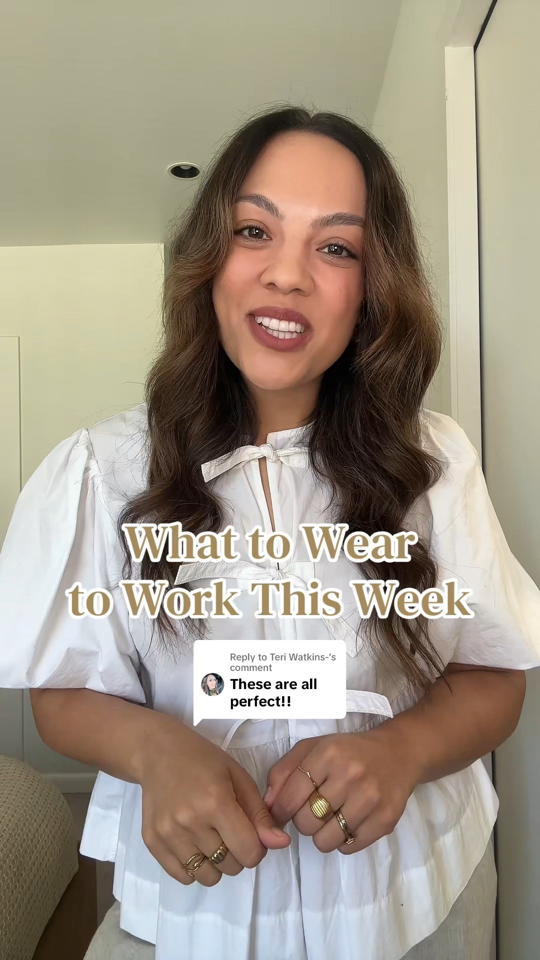 Here is what you can wear to work this week!

Monday:
-Quince beige linen wide leg pants, I have a size large.
-Ganni tie-front puff-sleeve blouse, I have a size 40.
-Reformation red sandals.
-Ganni leopard print tote bag.

Tuesday:
-Mango black linen tank, I have a medium. 
-Anthropologie blue maxi skirt (from a few years ago). 
-Black flip flops. 
-Madewell black leather bucket bag. 

Wednesday:
-Aritzia white button-up tie-front shirt, I have a size large. 
-Aritzia taupe barrel trousers, I have a size 10. 
-Ganni leopard print tote bag. 

Thursday:
-Anthropologie black poplin midi skirt, I have a medium. 
-Reformation red sleeveless sweater tank, I have a medium. 
-Banana Republic pendant necklace. 

Friday:
-Aritzia white tailored trousers, I have a size 10. 
-Black poplin button up shirt. Similar linked.

#LTKsummer #LTKworkwear #LTKstyletip