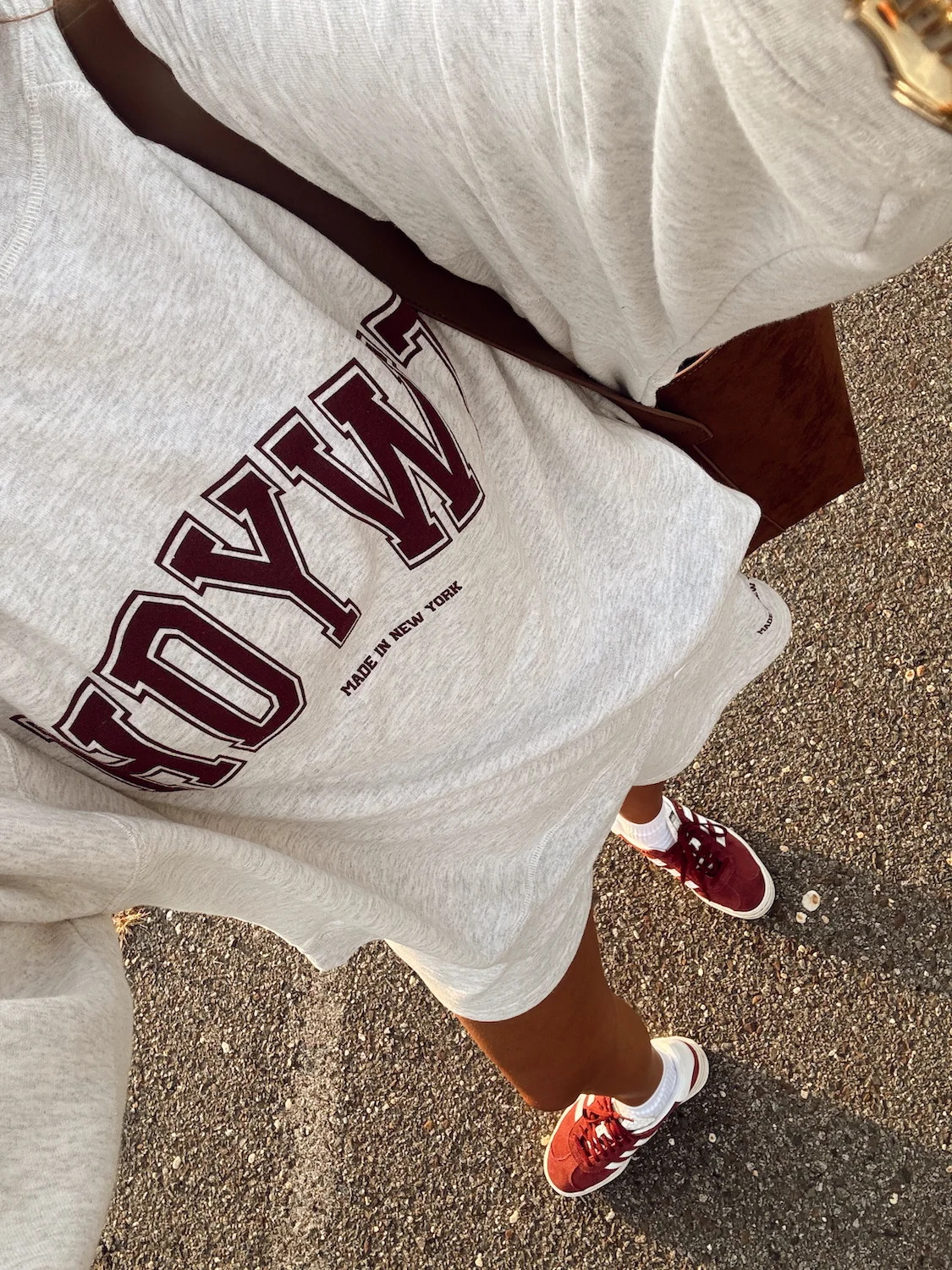 Varsity Oversized Crewneck | How Do You Wear That