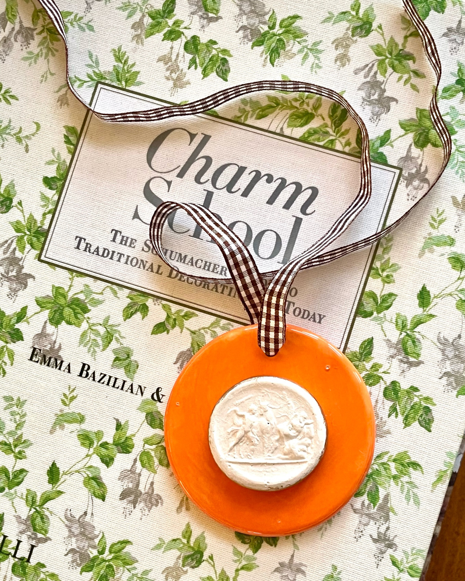My Hermes inspired intaglio arrived and isn’t it fabulous? I can think of so many ways to display it.. looks so good paired with the green and white floral cover of Charm School (such a good book btw!)

#LTKGiftGuide #LTKhome #LTKstyletip