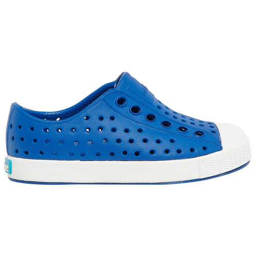 Boys Native Shoes Native Shoes Jefferson - Boys' Toddler Shoe Victoria Blue/White Size 04.0 | Kids Foot Locker (US)