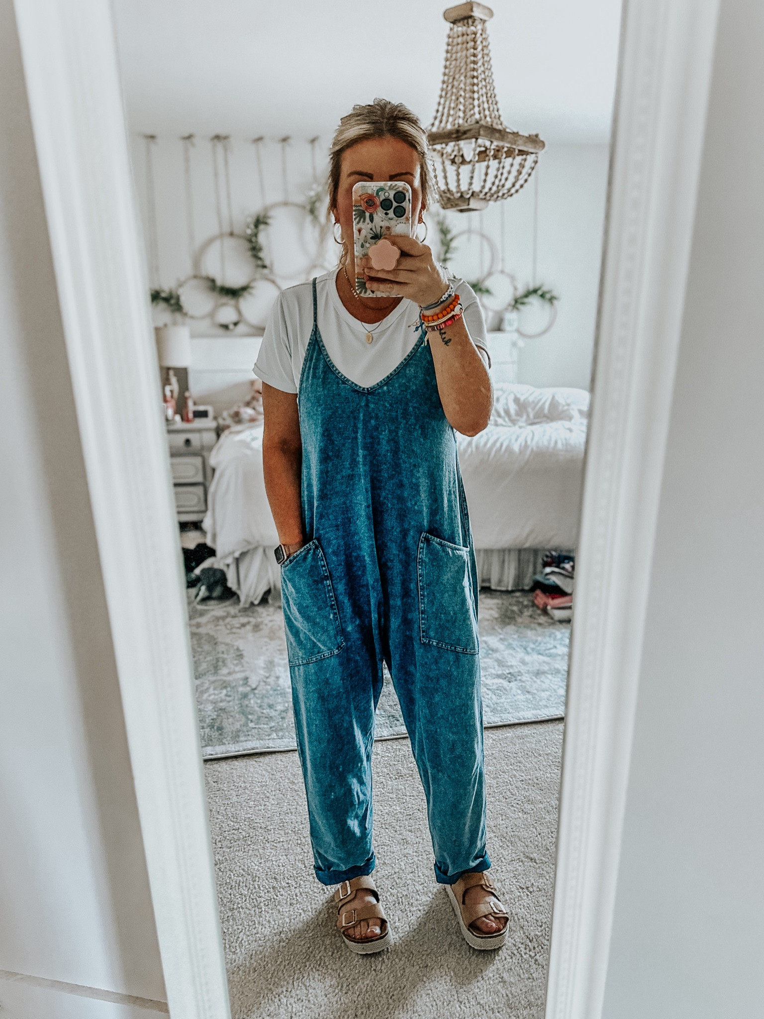 I’m here for all the rompers this summer! 😍 This is a look alike denim, super stretchy and really comfortable. Great price point too. 😊 

#LTKFindsUnder100 #LTKShoeCrush #LTKFindsUnder50
