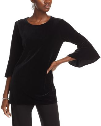 Bella Velvet Bell Sleeve Tunic | Bloomingdale's (US)