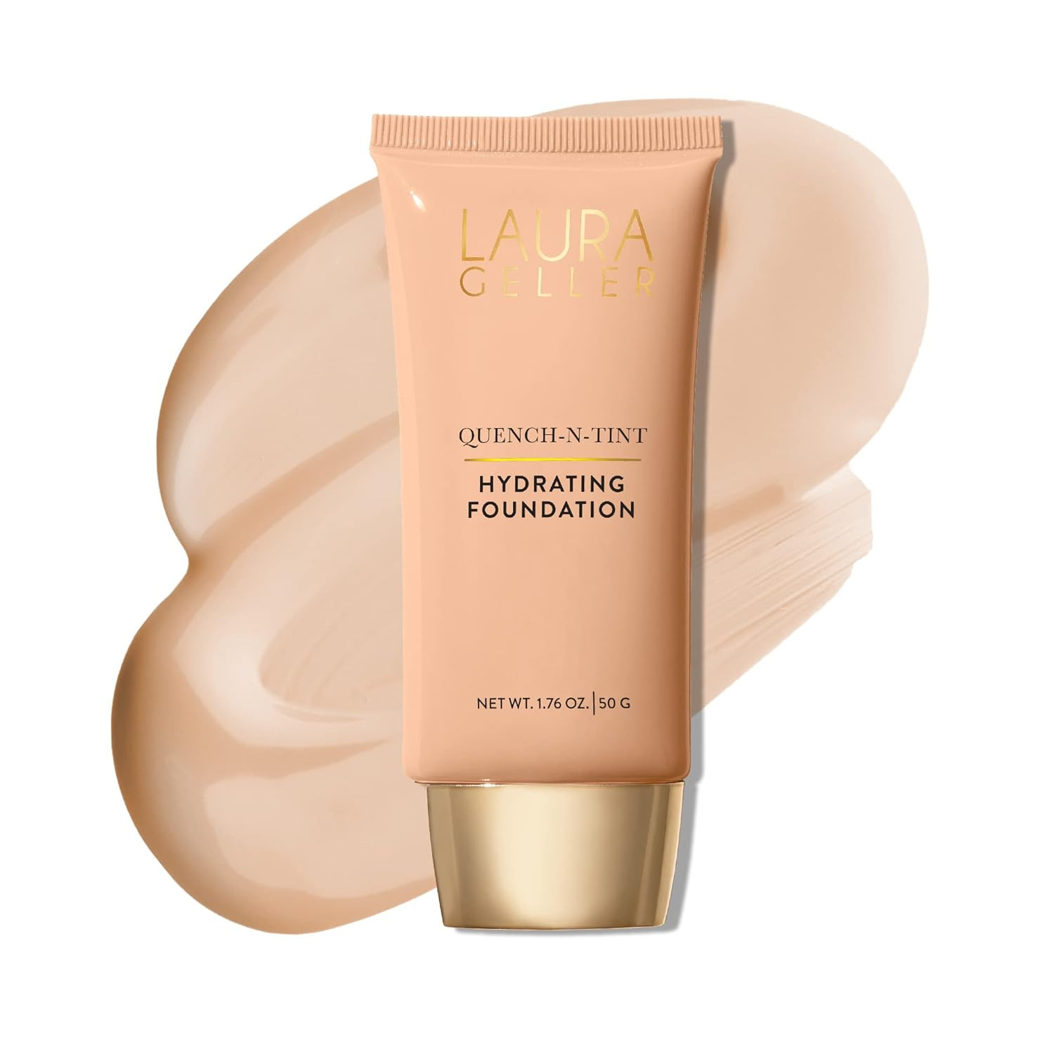 LAURA GELLER NEW YORK Quench-n-Tint Hydrating Foundation - Light - Sheer to Light Buildable Cover... | Amazon (US)