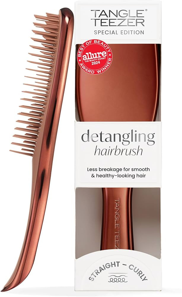 Tangle Teezer Chrome Ultimate Detangler Brush for Wet & Dry Hair, Eliminates Knots & Reduces Brea... | Amazon (US)