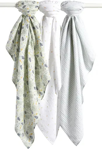 3-Pack Muslin Swaddles | Nordstrom