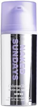 Naked Sundays CabanaClear SPF 50 Sunscreen Serum for Face, Invisible Water Gel with Hyaluronic Ac... | Amazon (US)