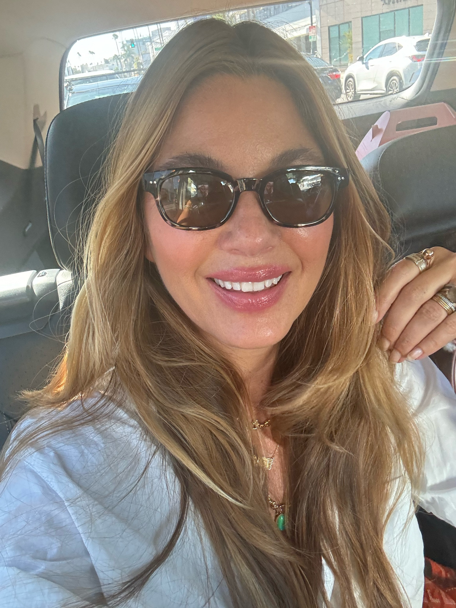 New Diane Keaton collab readers…love the tint and smaller profile👓

#LTKOver40 #LTKBeauty #LTKStyleTip